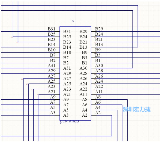 雙擊 1.SchDoc，文件可以被正常打開，下圖是其中的一部分：